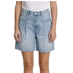 Pistola Denim Frannie High Rise Wide Leg Mom Shorts Size 25 Revolve y2k 90s